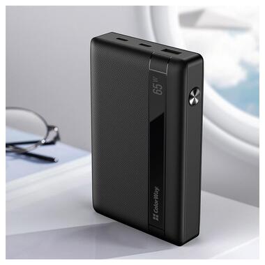 Универсальная мобильная батарея ColorWay Powerful 20000mAh Black (CW-PB200LPA3BK-PDD) фото №7