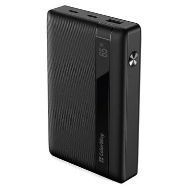 Универсальная мобильная батарея ColorWay Powerful 20000mAh Black (CW-PB200LPA3BK-PDD) фото №5