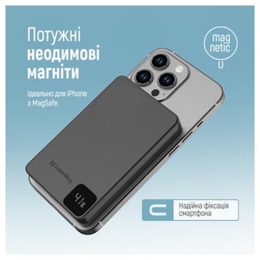 Батарея универсальная ColorWay 10 000 mAh PD/22.5W, 15W MagSafe Black (CW-PB100LPA1BK-WPDD) фото №8