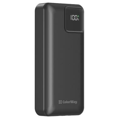 Батарея универсальная ColorWay 20 000 mAh Optimal Power PD/22.5W, QC/3.0, Black (CW-PB200LPB5BK-PDD) фото №2