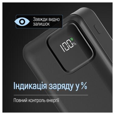 Батарея универсальная ColorWay 20 000 mAh Optimal Power PD/22.5W, QC/3.0, Black (CW-PB200LPB5BK-PDD) фото №10