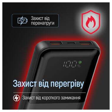 Батарея универсальная ColorWay 10 000 mAh PD/22.5W, QC/3.0, LCD, Black (CW-PB100LPB3BK-PDD) фото №12