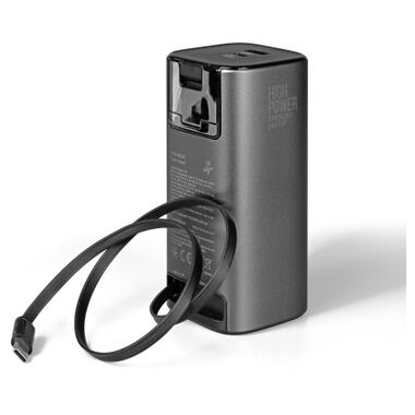 Батарея универсальная Videx 20000mAh 130W PD/100W TFT LCD Display (VPB-350-G) фото №8