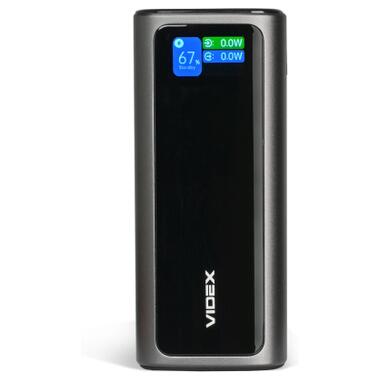 Батарея универсальная Videx 20000mAh 130W PD/100W TFT LCD Display (VPB-350-G) фото №2