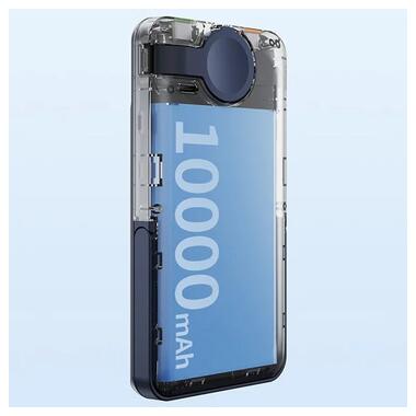 Портативное ЗУ Power Bank Epik JJT-MP01 2in1 20W с БЗУ+iWatch 10000 mAh Blue фото №7