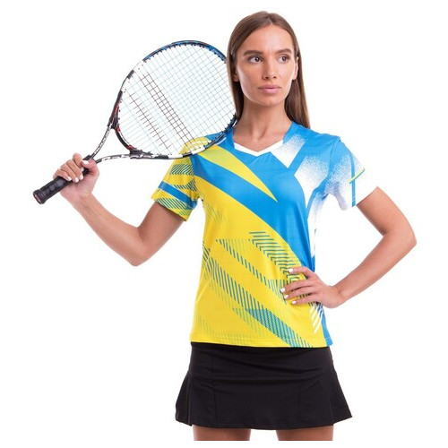 Форма для тенісу Lingo жіноча LD-1835B L Блакитно-жовтий (60506041) фото №2