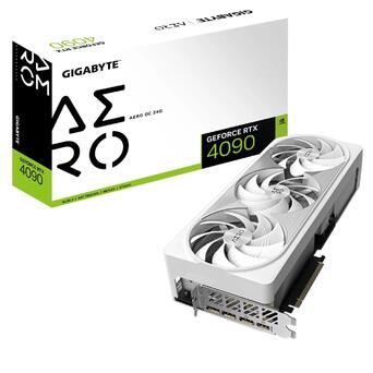 Відеокарта Gigabyte GeForce RTX 4090 AERO OC 24G (GV-N4090AERO OC-24GD) фото №1