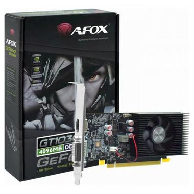 Відеокарта AFOX Geforce GT 1030 4GB GDDR4 (AF1030-4096D4L5) фото №1