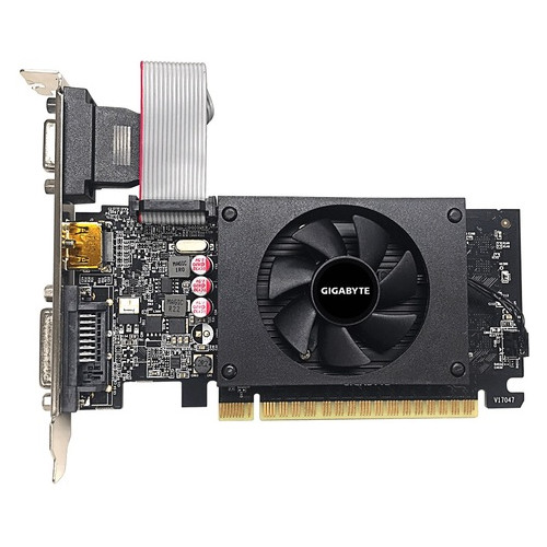 Відеокарта Gigabyte GeForce GT710 2GB GDDR5 64bit low profile (GV-N710D5-2GIL) фото №1