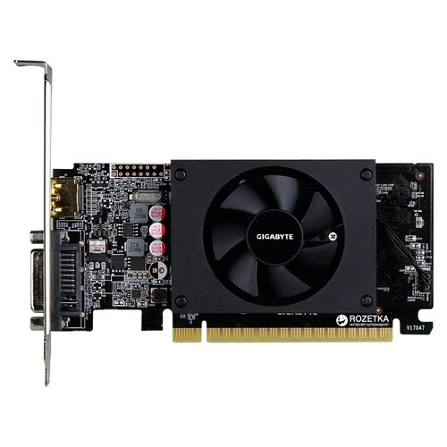 Відеокарта Gigabyte GeForce GT710 2Gb DDR5 Low Profile (GV-N710D5-2GL) фото №2