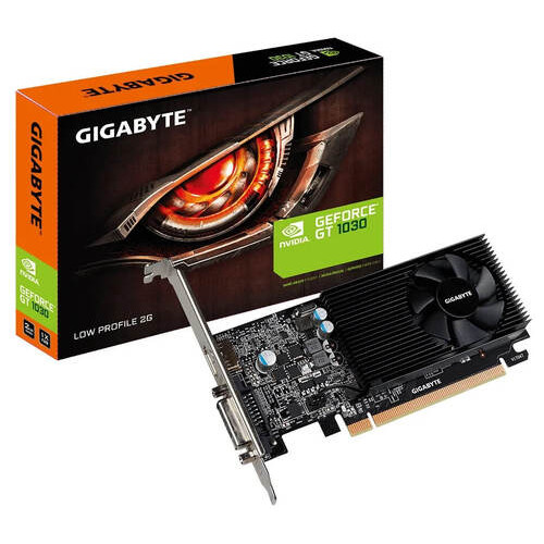 Відеокарта Gigabyte GeForce GT 1030 Low Profile 2GB (GV-N1030D5-2GL) фото №1