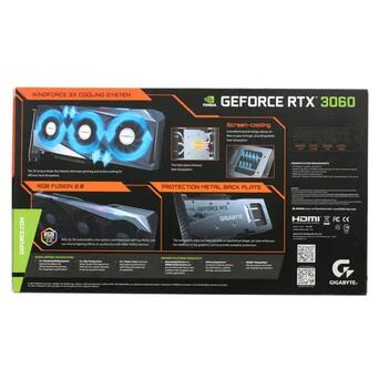 Відеокарта Gigabyte GeForce RTX 3060 Gaming OC 12Gb GDDR6 (GV-N3060GAMING OC-12GD) фото №9
