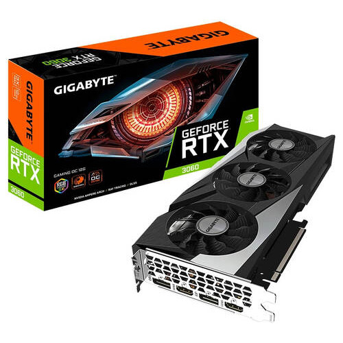 Відеокарта Gigabyte Nvidia GeForce RTX 3060 GAMING OC V2.0 12GB D6 (GV-N3060GAMING OC-12GD rev. 2.0) фото №1