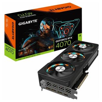 Відеокарта GIGABYTE GeForce RTX 4070 12GB GDDR6X GAMING (GV-N4070GAMING OC-12GD) фото №1