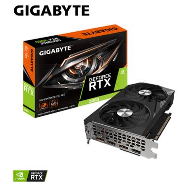 Відеокарта GIGABYTE GeForce RTX3060 12Gb WINDFORCE OC (GV-N3060WF2OC-12GD 2.0) фото №8
