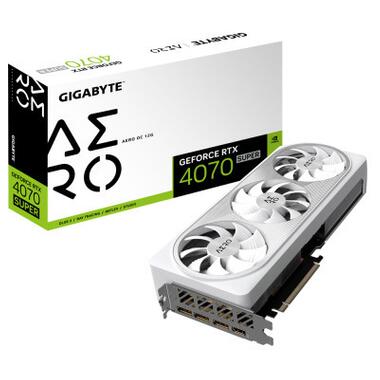 Відеокарта GIGABYTE GeForce RTX4070 SUPER 12Gb AERO OC (GV-N407SAERO OC-12GD) фото №2
