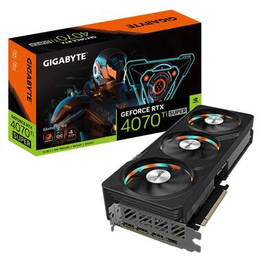 Відеокарта GIGABYTE Nvidia GeForce RTX 4070TI SUPER GAMING OC 16G (GV-N407TSGAMING OC-16GD) фото №1