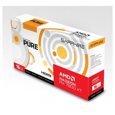 Відеокарта Sapphire Radeon RX 7800 XT 16GB GDDR6 Pure GAMING OC (11330-03-20G) фото №9