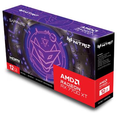 Відеокарта AMD Radeon RX 7700 XT Sapphire NITRO+ GAMING OC, 12GB GDDR6, 192 bit, PCI-Express 4.0 x16 (11335-02-20G) фото №6