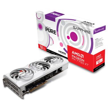 Відеокарта AMD Radeon RX 7700 XT Sapphire PURE GAMING OC, 12GB GDDR6, 192 bit, PCI-Express 4.0 x16 (11335-03-20G) фото №7
