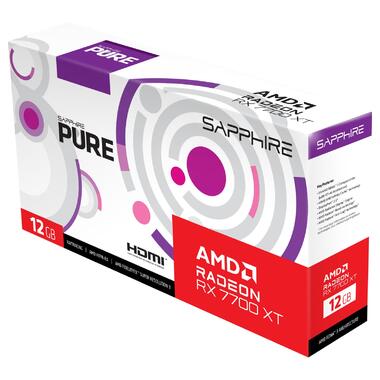 Відеокарта AMD Radeon RX 7700 XT Sapphire PURE GAMING OC, 12GB GDDR6, 192 bit, PCI-Express 4.0 x16 (11335-03-20G) фото №6