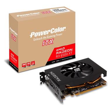 Відеокарта AMD Radeon RX 6500 XT 4GB GDDR6 ITX PowerColor (AXRX 6500XT 4GBD6-DH) фото №3