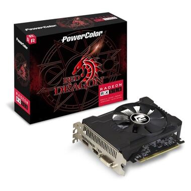 Відеокарта AMD Radeon RX 550 4GB GDDR5 Red Dragon OC V2 PowerColor (AXRX 550 4GBD5-DHV2/OC) фото №1