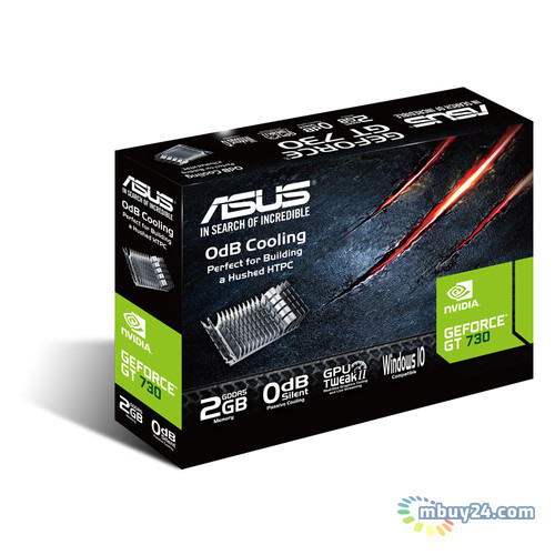 Відеокарта Asus PCI-E GT730-SL-2GD5-BRK фото №5