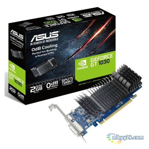 Відеокарта Asus GeForce GT1030 2GB DDR3 (GT1030-SL-2G-BRK) фото №1