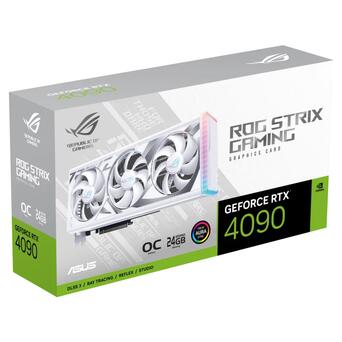 Відеокарта ASUS Nvidia GeForce ROG-STRIX-RTX4090-O24G-WHITE фото №18