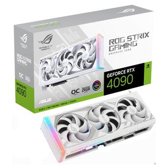Відеокарта ASUS Nvidia GeForce ROG-STRIX-RTX4090-O24G-WHITE фото №1