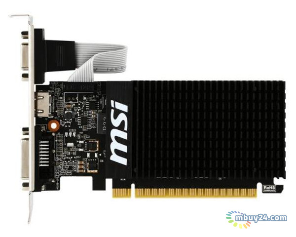 Видеокарта MSI GeForce GT710 1GB DDR3 64bit Low Profile Silent (GT_710_1GD3H_LP) фото №1
