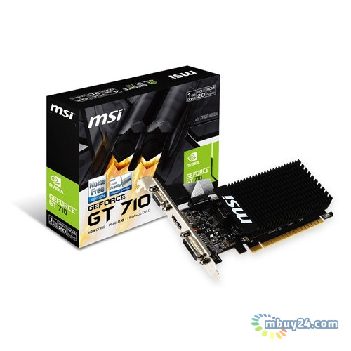 Відеокарта MSI GT 710 2GD3H LP nVidia PCI-E (912-V809-2016) фото №4