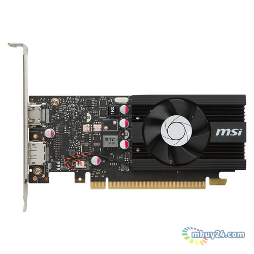 Видеокарта MSI GeForce GT1030 2048 Mb Aero ITX OC (GT 1030 AERO ITX 2G OC) фото №1