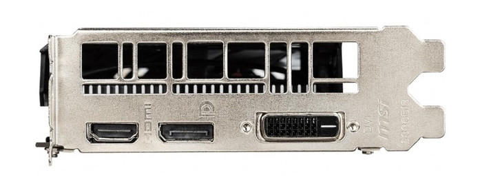 Видеокарта MSI GeForce GTX1650 4GB DDR5 ITX OC (GF GTX1650 AERO ITX 4GOC) фото №4