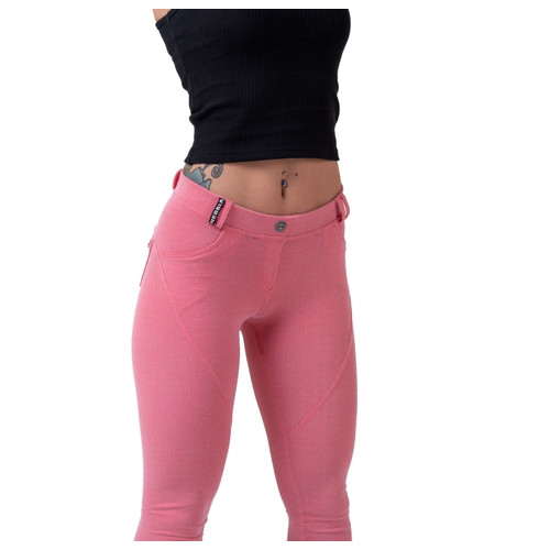 Жіночі штани Nebbia Dreamy Edition Bubble Butt 537-190 - рожева пудра/XS (NEB5370710) фото №5