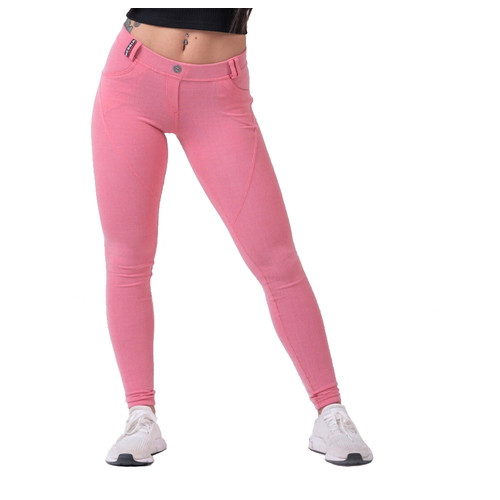 Жіночі штани Nebbia Dreamy Edition Bubble Butt 537-190 - рожева пудра/XS (NEB5370710) фото №1