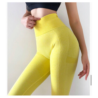 Легінси жіночі спортивні Fashion 6181 S жовті фото №10
