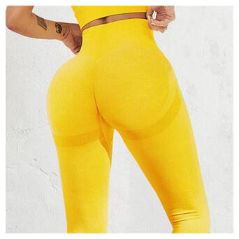 Легінси жіночі спортивні Fashion 6181 S жовті фото №7