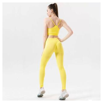 Легінси жіночі спортивні Fashion 6181 S жовті фото №6