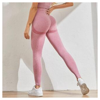 Легінси жіночі спортивні Fashion 6189 S рожеві фото №3