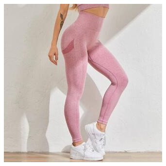 Легінси жіночі спортивні Fashion 6190 M рожеві фото №8