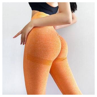 Легінси жіночі спортивні Fashion 6204 XL оранжеві фото №4