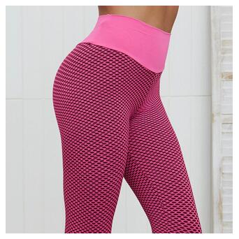 Легінси жіночі спортивні Fashion XL 6095 рожеві фото №5