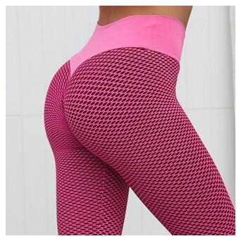 Легінси жіночі спортивні Fashion XL 6095 рожеві фото №4