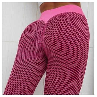 Легінси жіночі спортивні Fashion XL 6095 рожеві фото №2