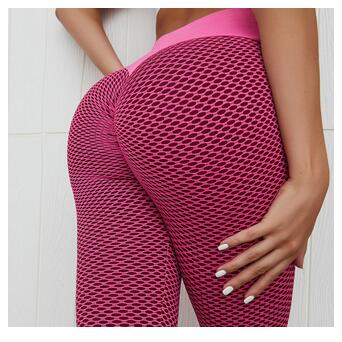 Легінси жіночі спортивні Fashion XL 6095 рожеві фото №1