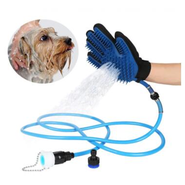 
Рукавичка для миття тварин Pet Washer із шлангом (47618) фото №1