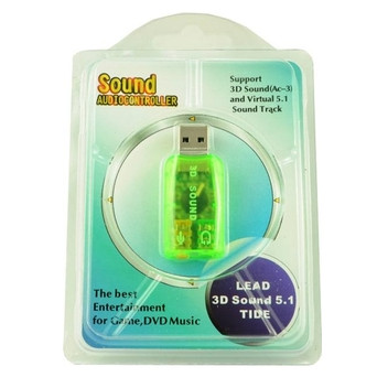 Звукова плата ATcom USB-sound card 5.1 3D sound (7807) фото №3