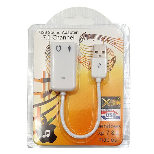 Звукова плата USB Virtual 7.1 Channel RTL (B00516) фото №1